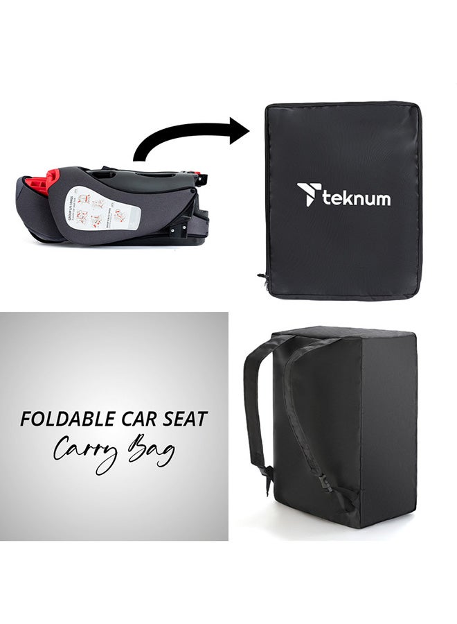 Pack And Go Foldable Car Seat Grey