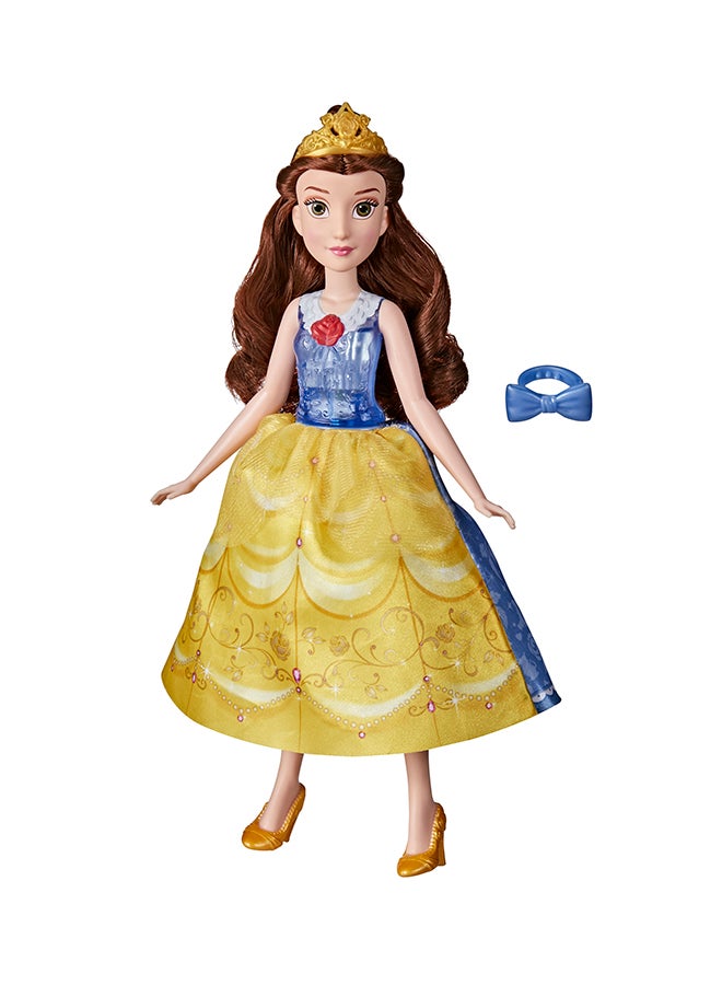 Disney Princess Spin and Switch Belle, Quick Change Fashion Doll 6.35x22.86x35.56cm