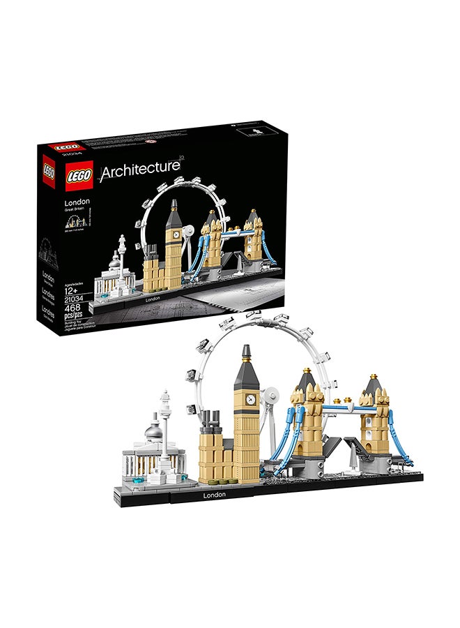 21034 468-Piece Architecture London Building Toy Set 21034 12+ Years