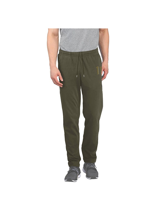 Solid Design Drawstring Sweatpants Grey