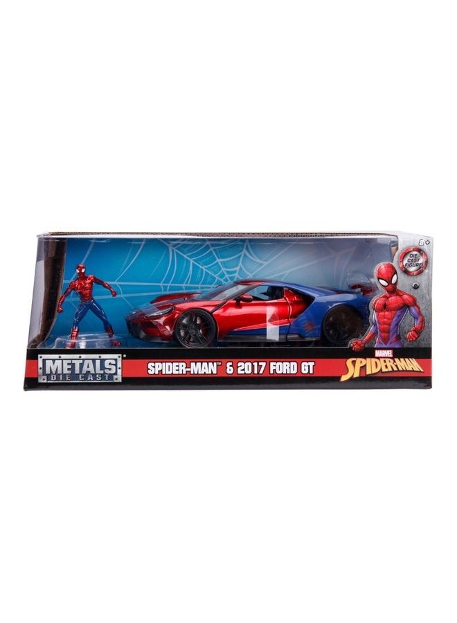Marvel Spiderman 2017 Ford Gt Playset