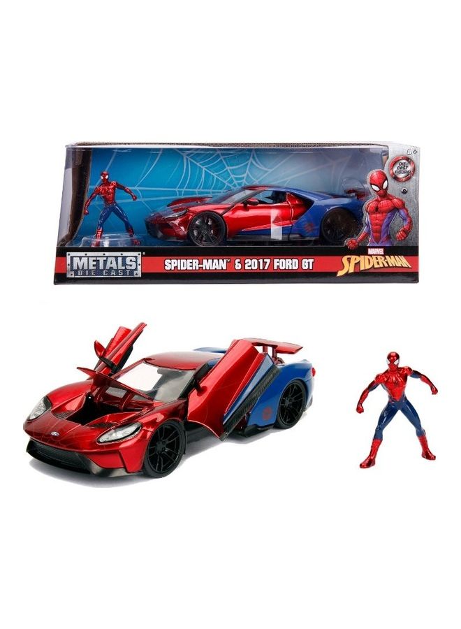 Marvel Spiderman 2017 Ford Gt Playset