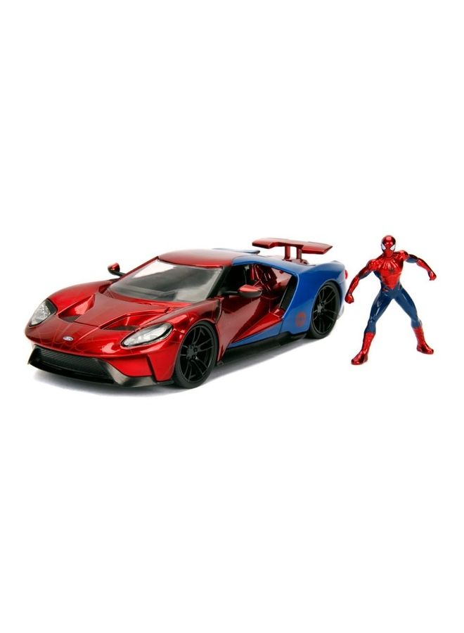 Marvel Spiderman 2017 Ford Gt Playset