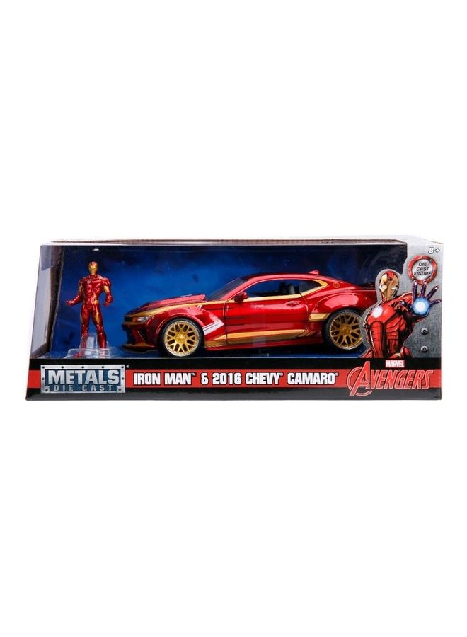Marvel Ironman 2016 Chevy Camaro Playset