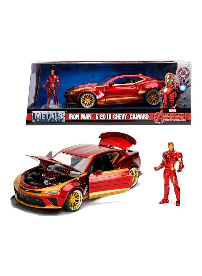 Marvel Ironman 2016 Chevy Camaro Playset