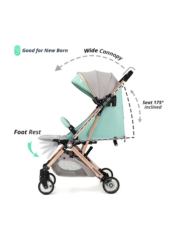 Explorer Travel Stroller - Mint Green