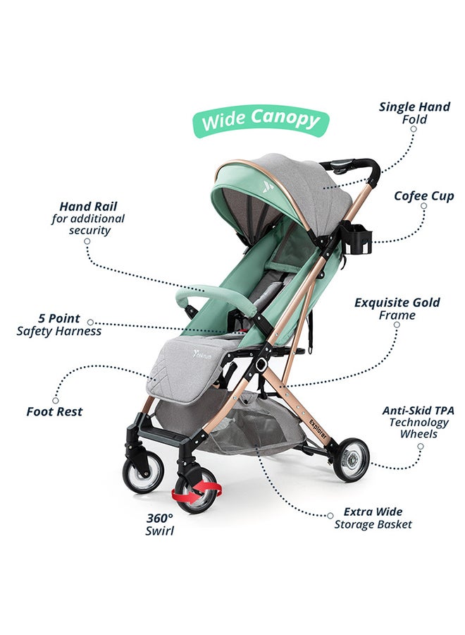 Explorer Travel Stroller - Mint Green