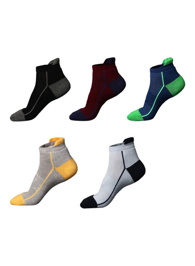 Pack Of 5 Football Socks Multicolour