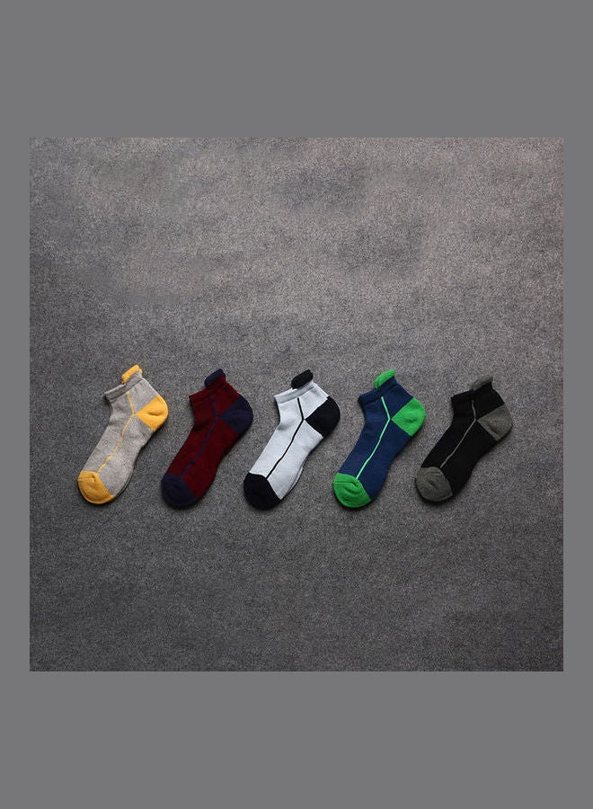 Pack Of 5 Football Socks Multicolour