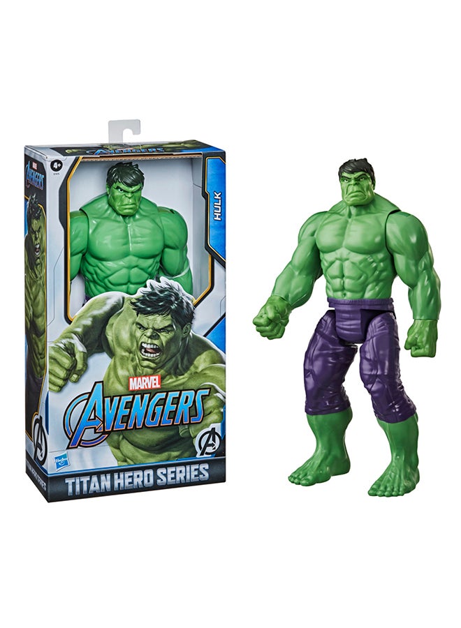 Marvel Avengers Titan Hero Series Deluxe Hulk, 12-Inch Action Figure, Super Hero Toys for Kids Ages 4+