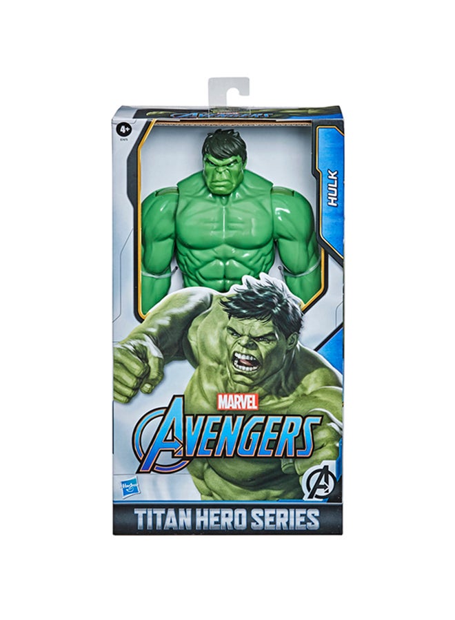 Marvel Avengers Titan Hero Series Deluxe Hulk, 12-Inch Action Figure, Super Hero Toys for Kids Ages 4+