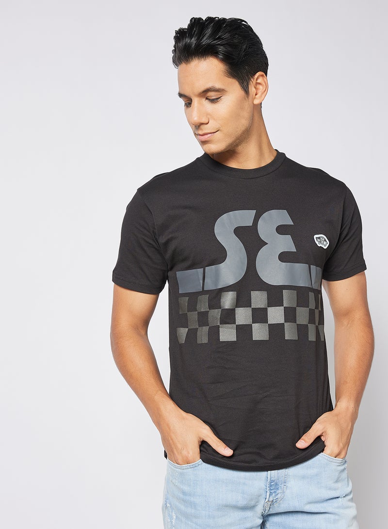 SE Bikes Checker T-Shirt Black