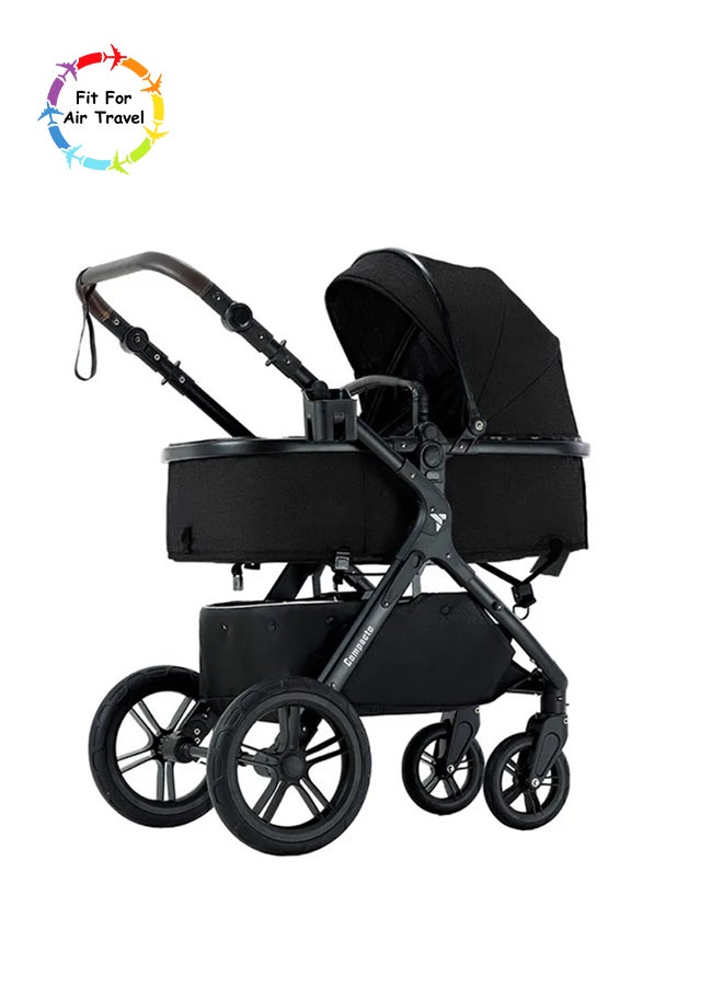 3In1 Compact Travel Stroller - Black