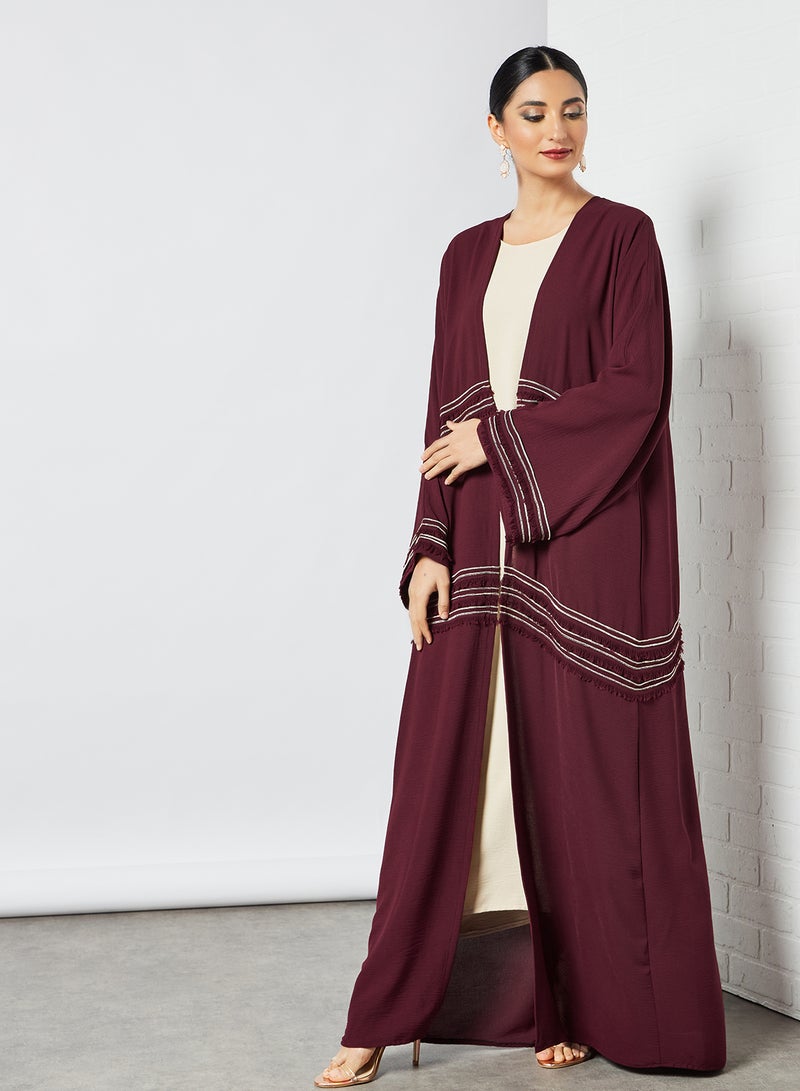 Comfortable Modest Abaya Red