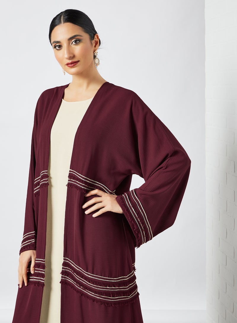 Comfortable Modest Abaya Red