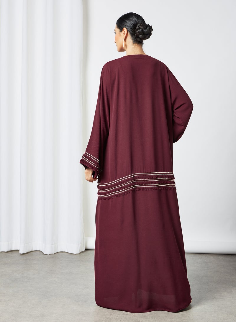 Comfortable Modest Abaya Red