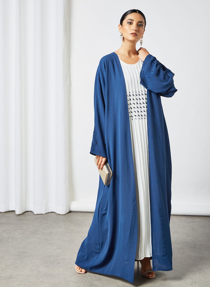 Comfortable Modest Abaya Blue