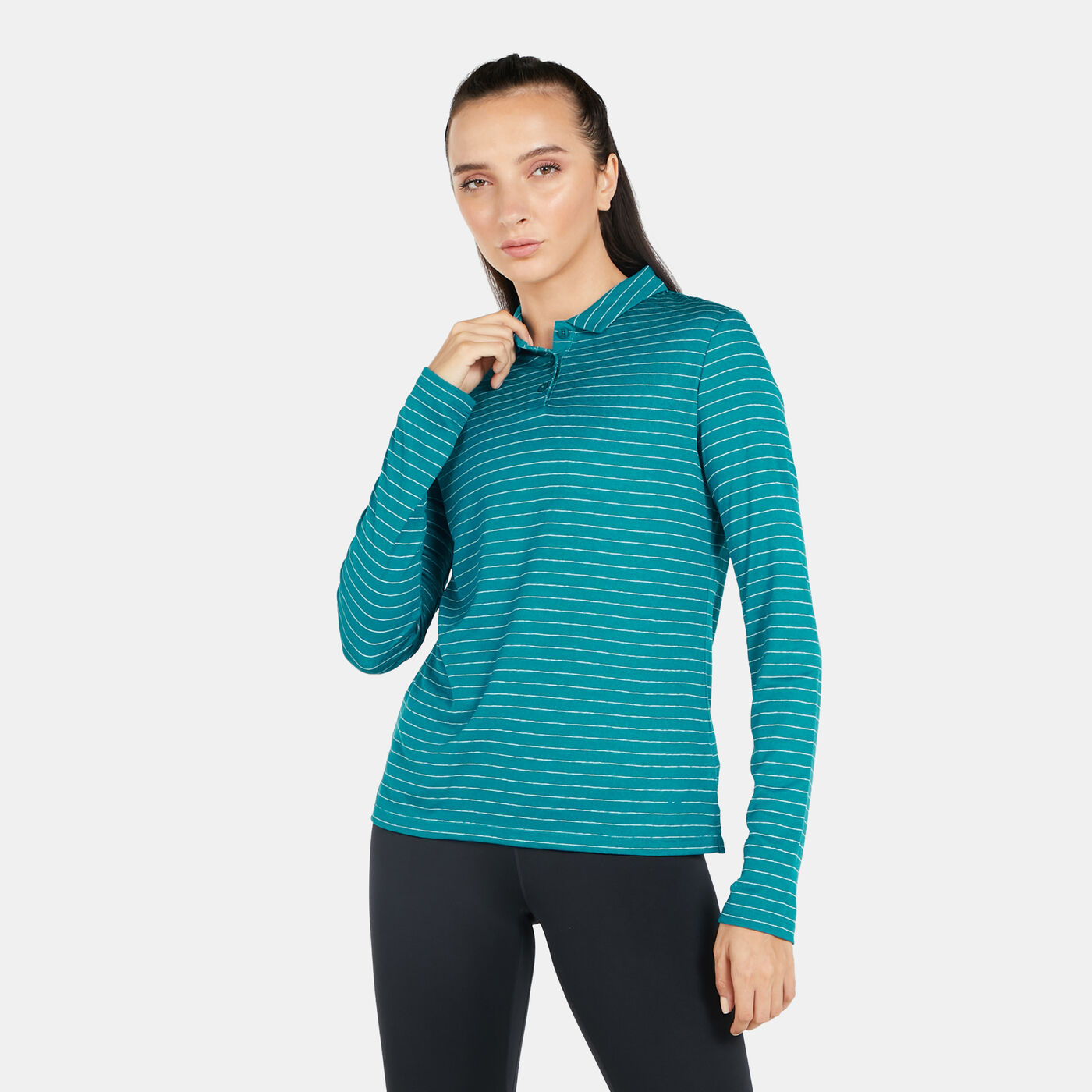 Women's Dri-FIT Long Sleeves Polo T-Shirt