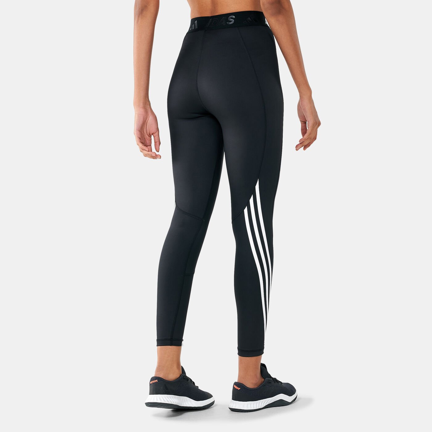 Women's Techfit 3-Stripes Long Gym Leggings