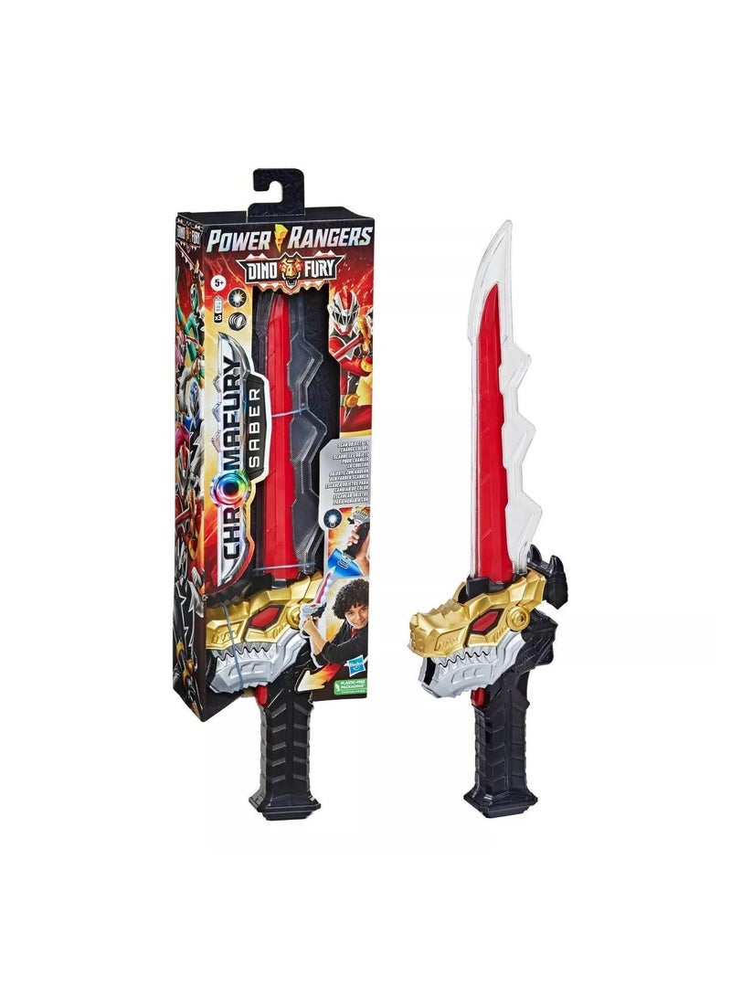 Power Rangers Dino Fury Morpher Chromafury Saber Sword