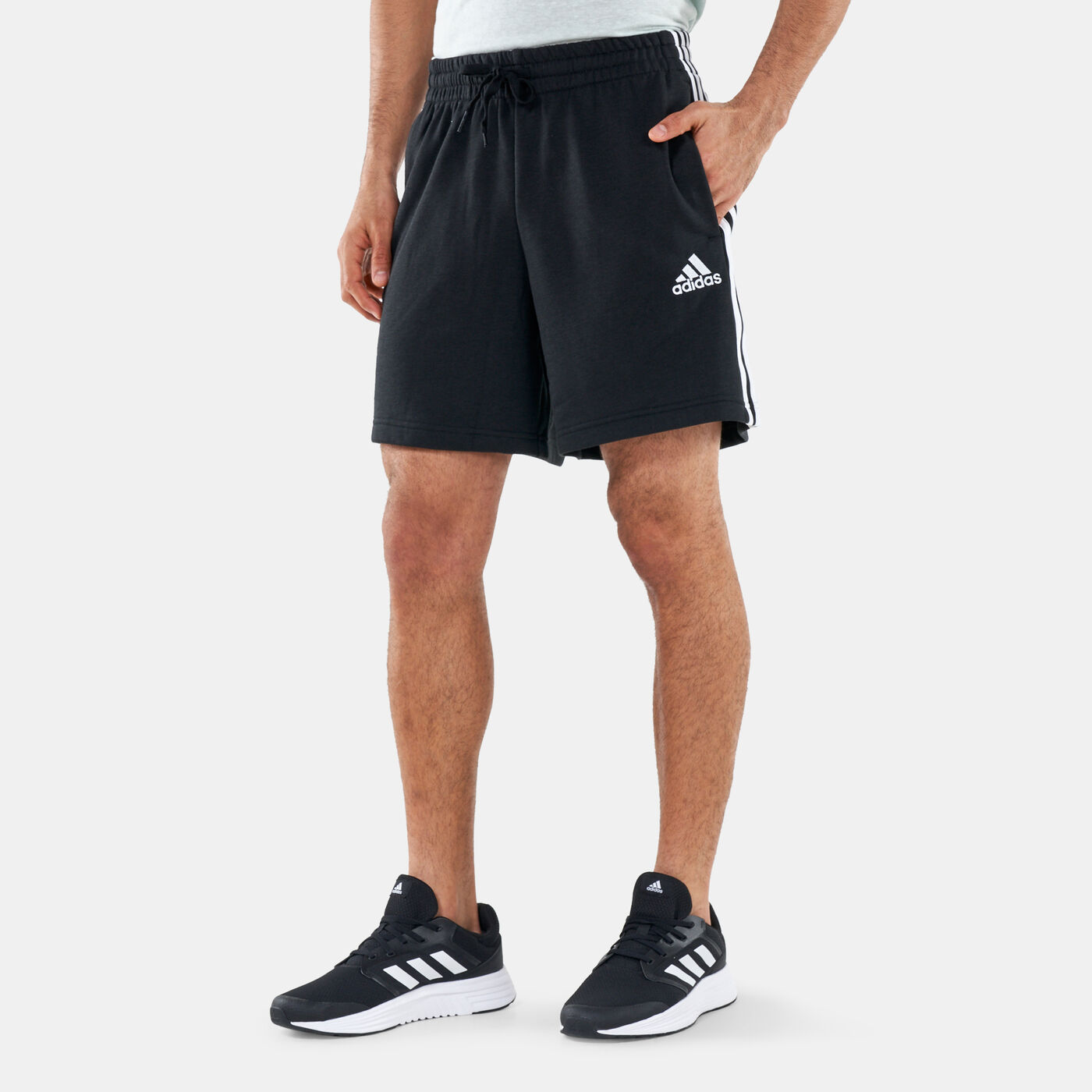 Men's Essentials French Terry 3-Stripes Shorts