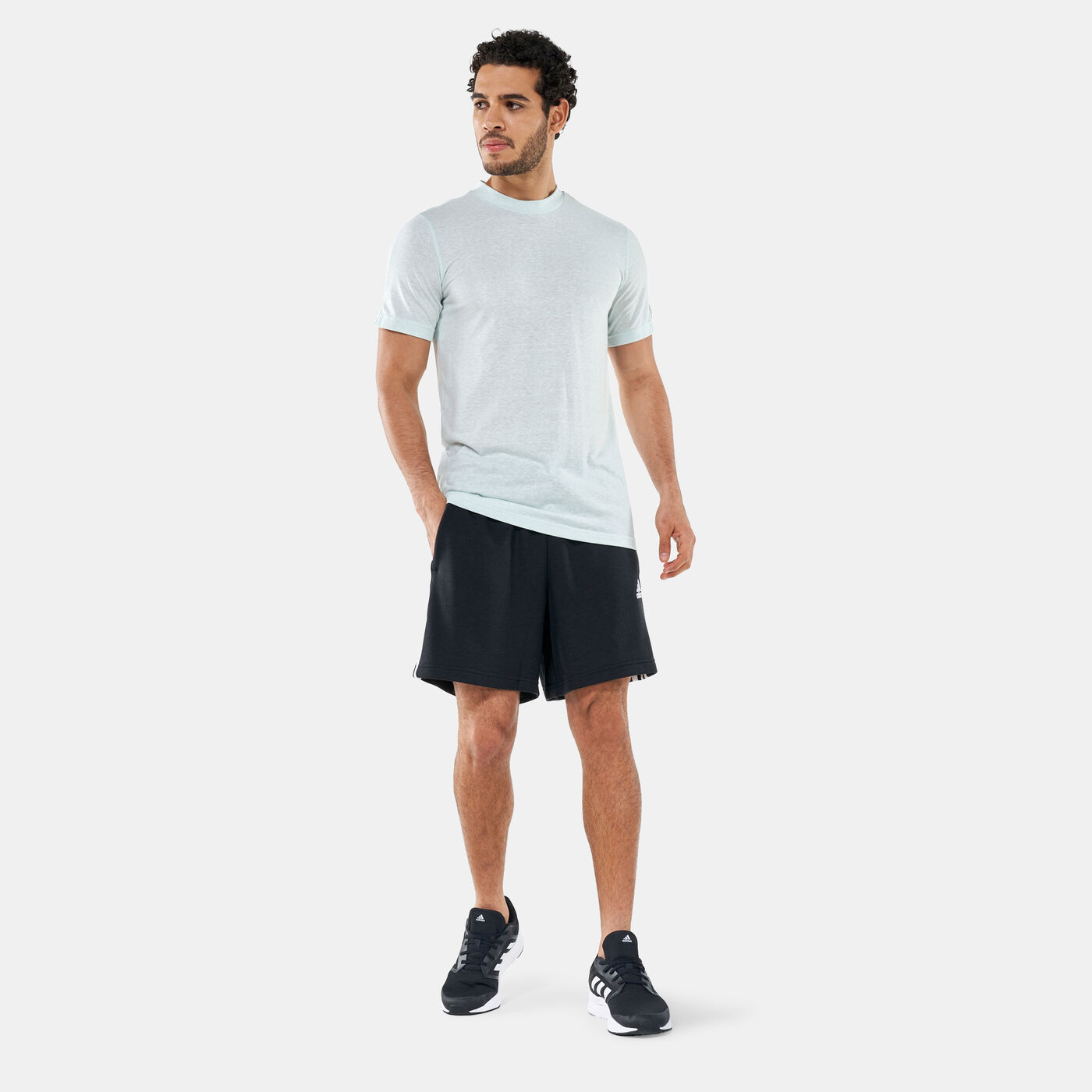 Men's Essentials French Terry 3-Stripes Shorts