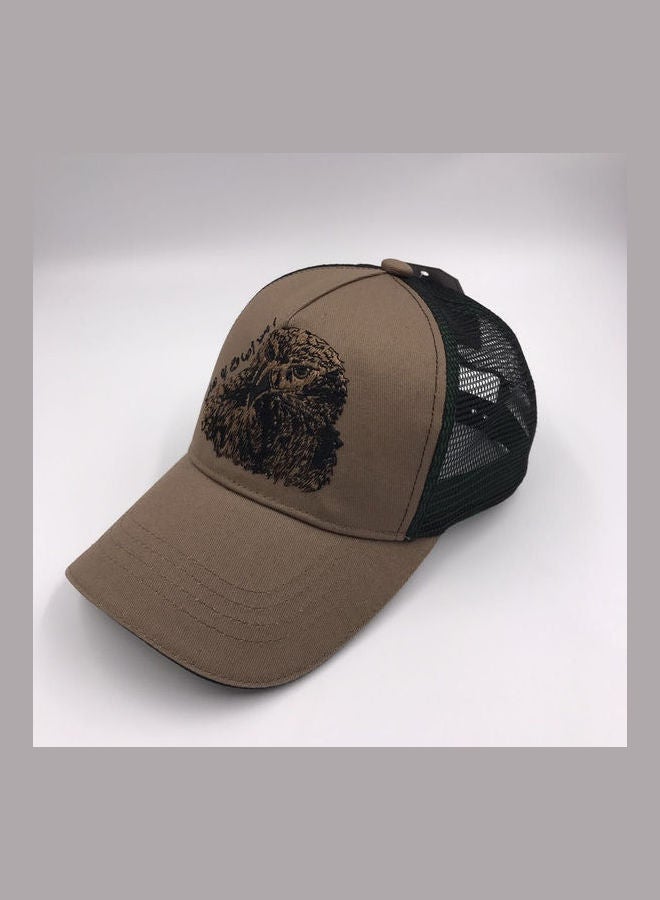 UAE National Day Kashe5 Falcon Cap Brown