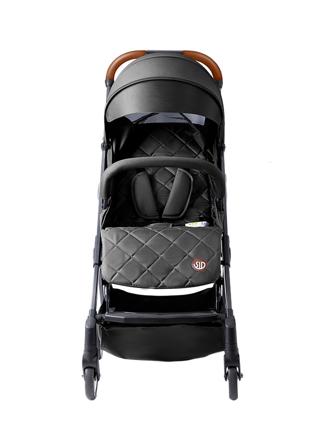 Travel Lite Stroller With Sunveno USB Diaper Bag And Stroller Hooks - Black