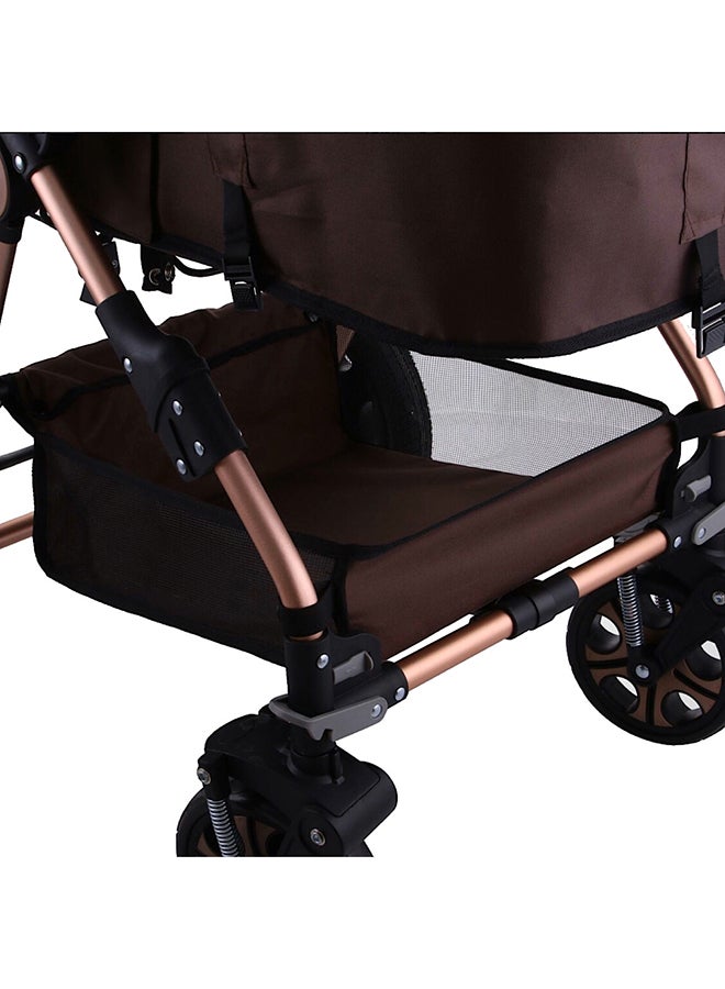 2in1 Baby Stroller With Beige Canopy