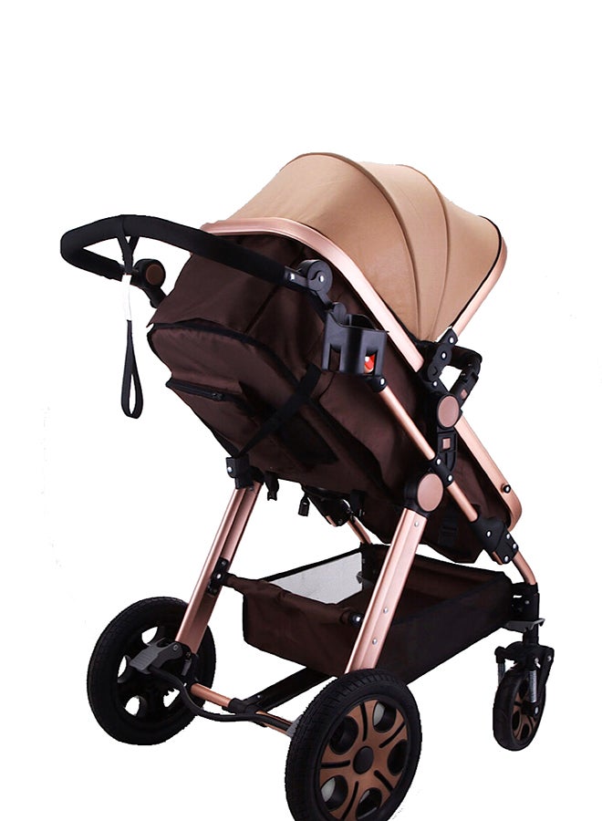 2in1 Baby Stroller With Beige Canopy