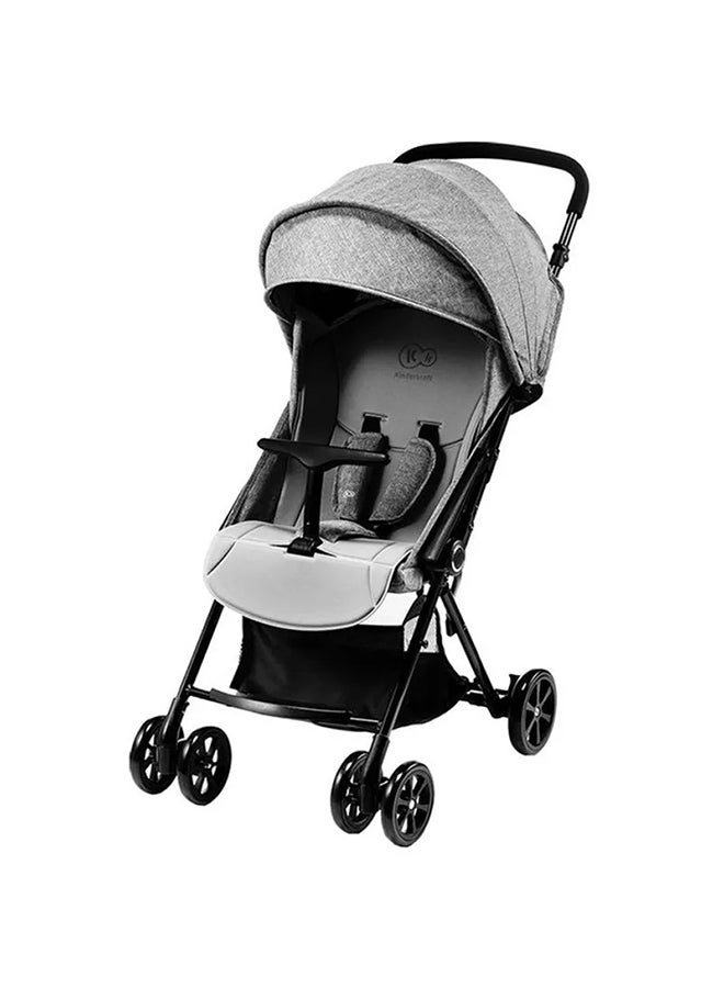Compact Folding Lightweight Stroller Lite Up Baby Pushchair Buggy With Adjustable Foot Rest And Rain Cover