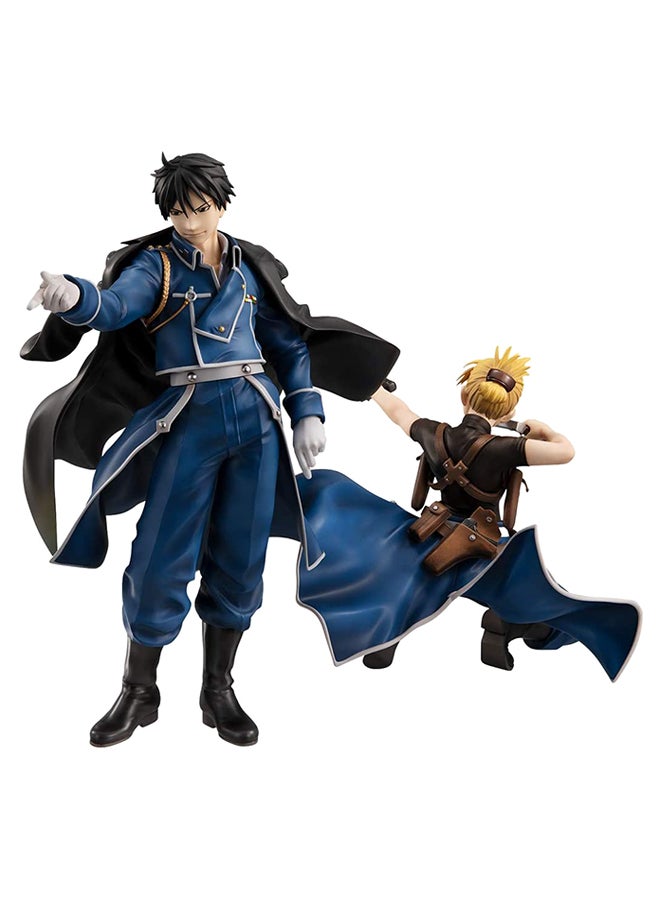 2-Piece Roy Mustang And Riza Hawkeye Action Figure Set 8inch