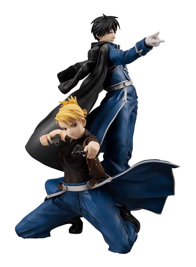 2-Piece Roy Mustang And Riza Hawkeye Action Figure Set 8inch