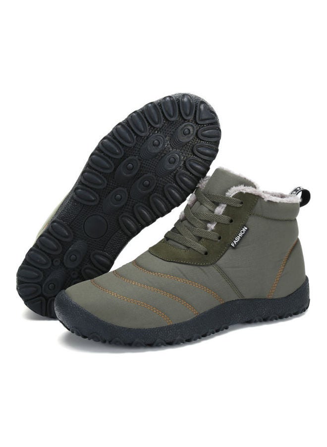 Waterproof High Top Warm Boots Grey