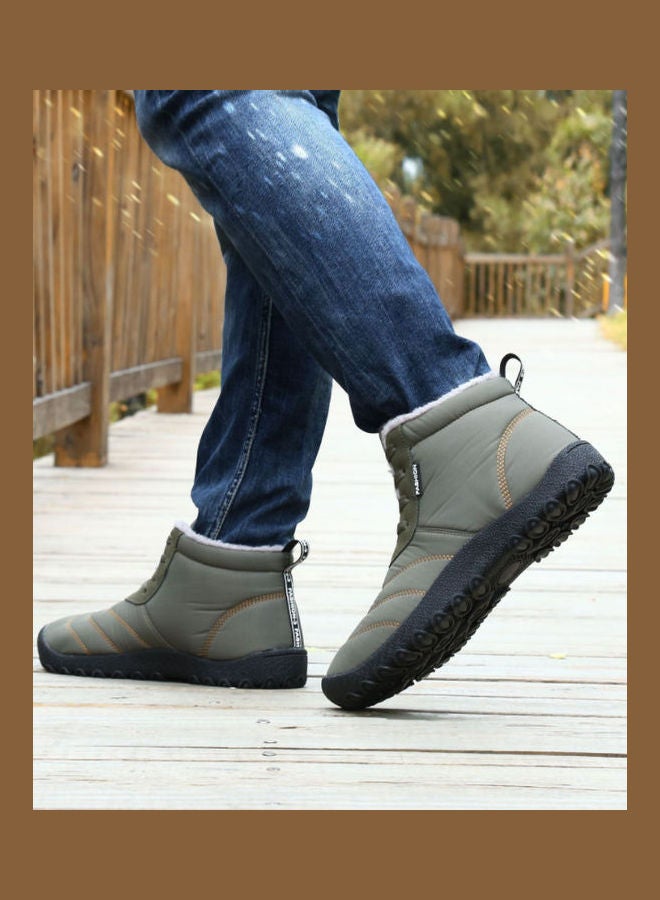 Waterproof High Top Warm Boots Grey