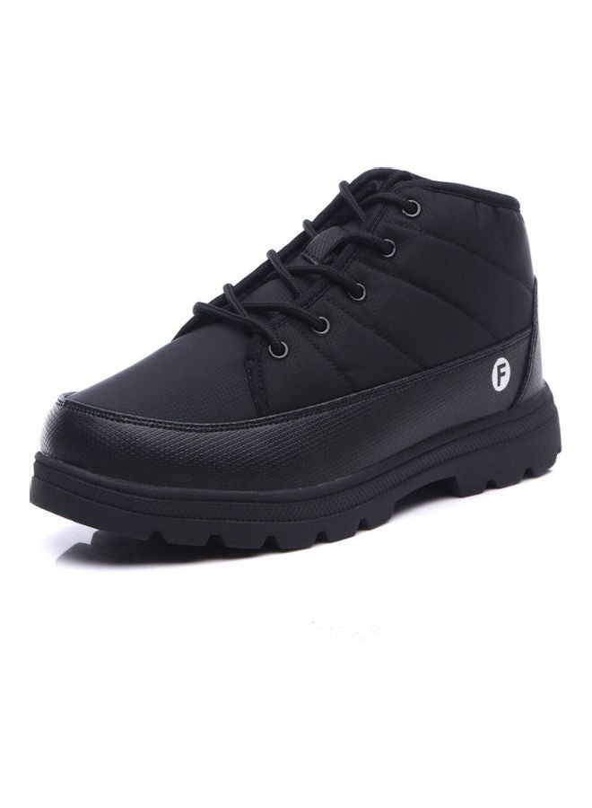 Waterproof Thermal Lace-Up Boots Black
