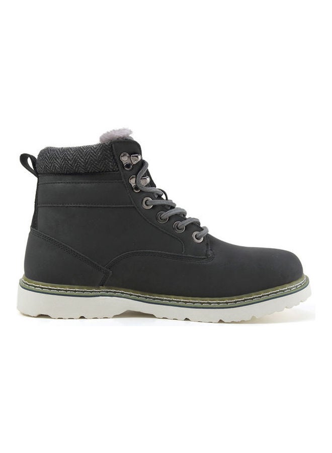 Mountaineering Lace-Up Boots Black/Green