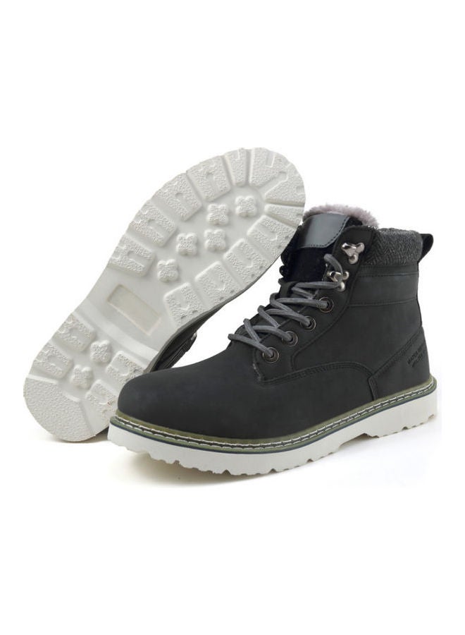 Mountaineering Lace-Up Boots Black/Green