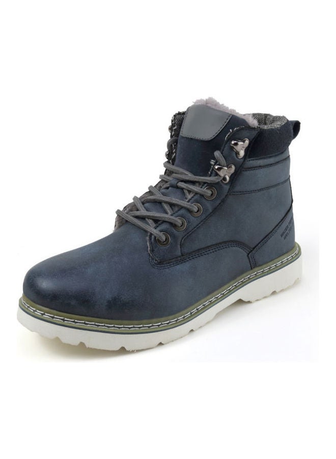 Mountaineering Lace-Up Boots Blue