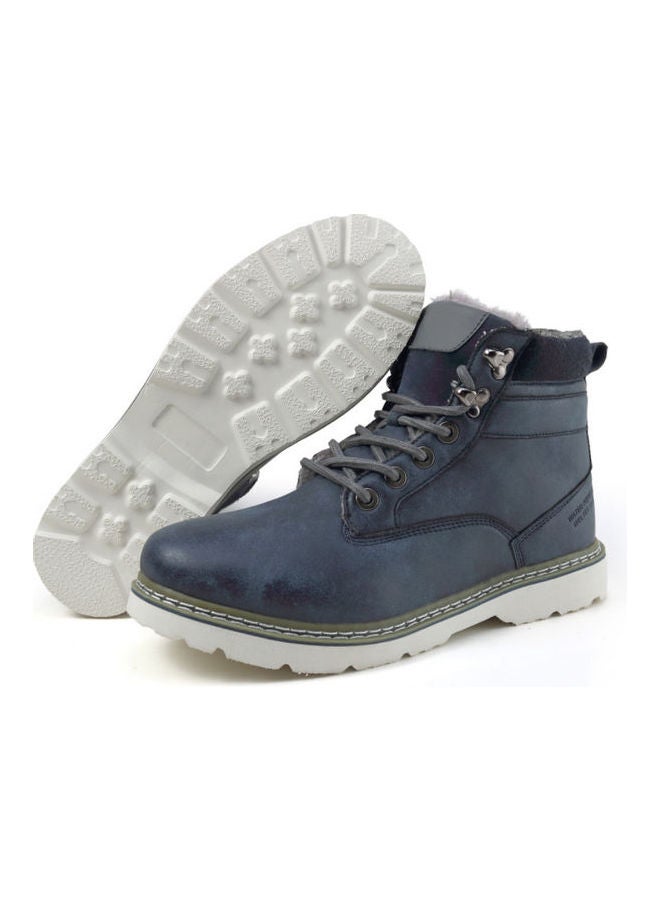 Mountaineering Lace-Up Boots Blue
