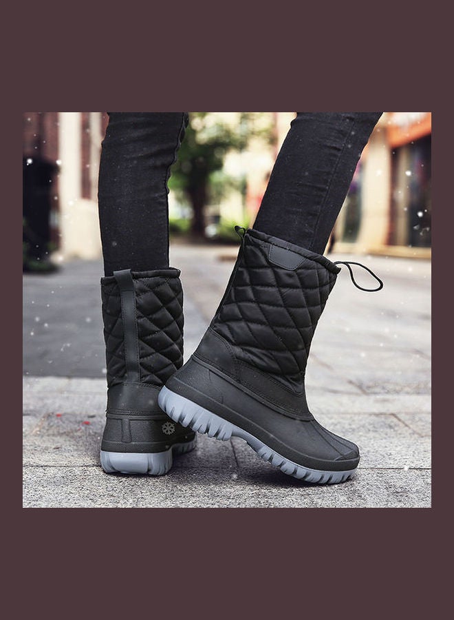 Waterproof High Top Thermal Boots Black