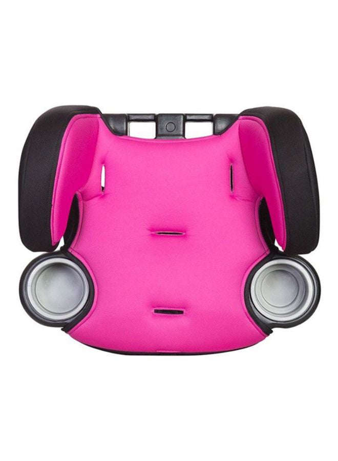 3-In-1 Hybrid Multiposition Comfortable Padded Harness Buckle Booster Car Seat For Infant - Pink/Black