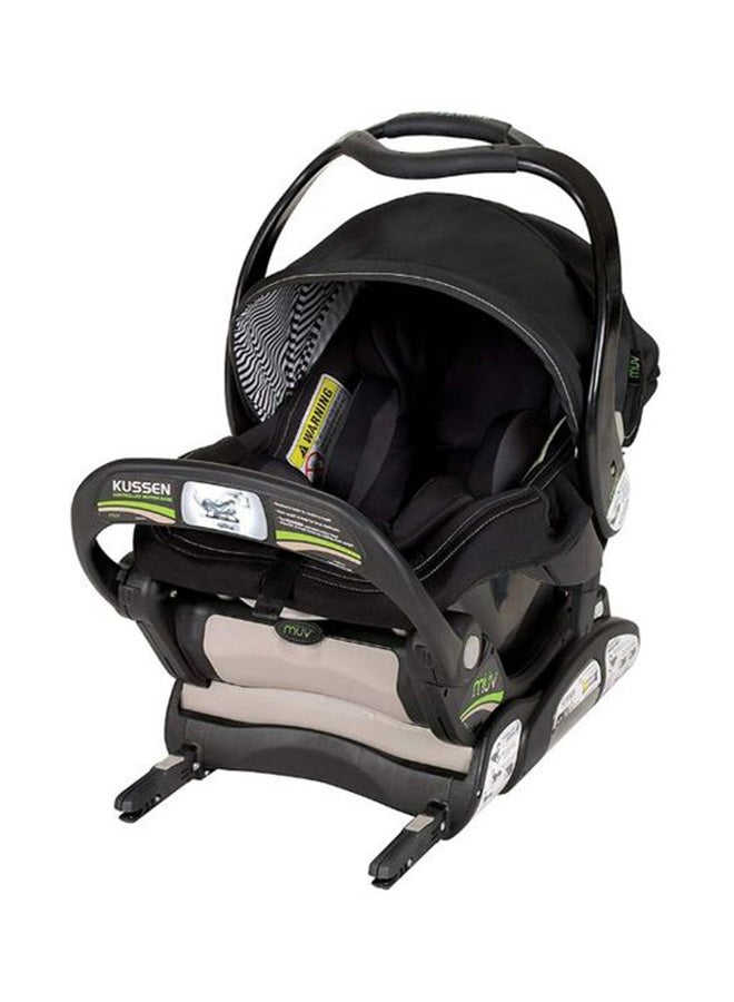 Kussen Infant Car Seat With Adjustable 5-point Safety Harness, Mystic Black - KS58015
