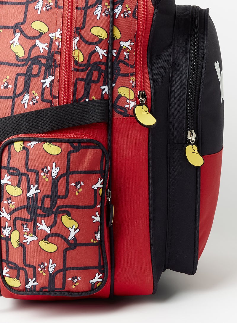 Mickey Trolley Backpack Red