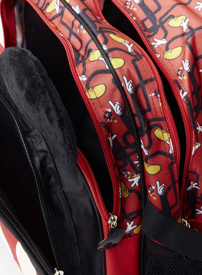 Mickey Trolley Backpack Red
