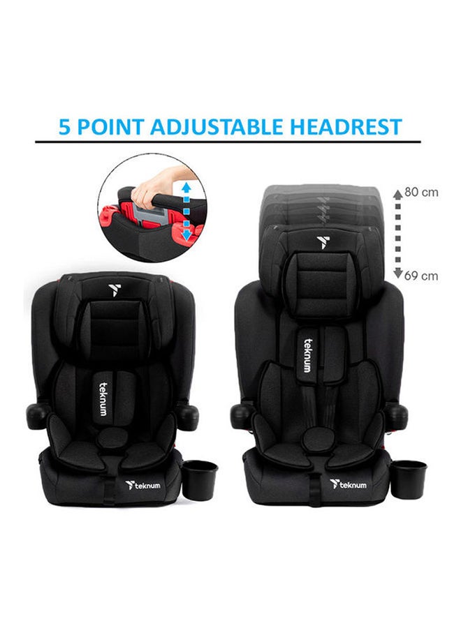 Pack And Go Foldable Car Seat Black