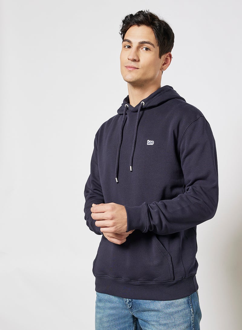 Plain Hoodie Navy