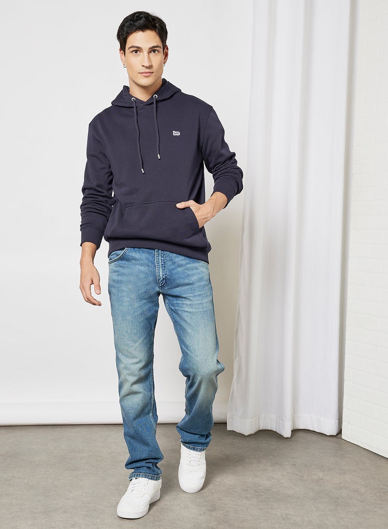 Plain Hoodie Navy