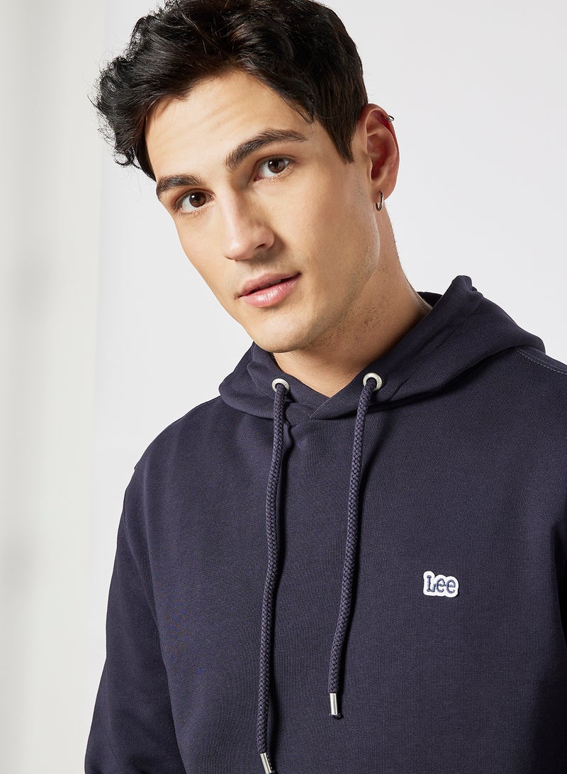 Plain Hoodie Navy