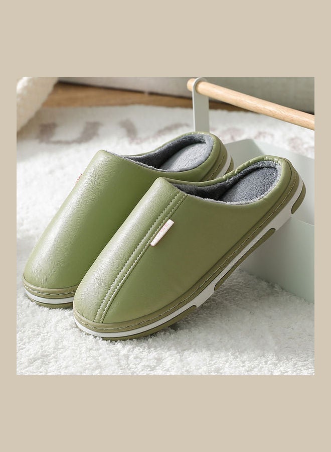 Anti-Skid Bedroom Slippers Green